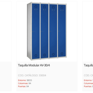 Taquillas Modulares