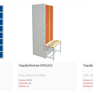 Taquillas Modulares