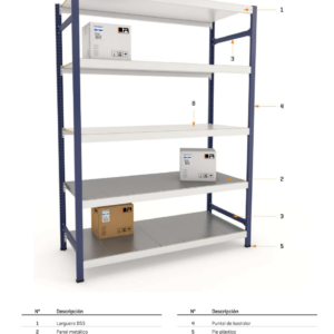 Estanteris Carga Media