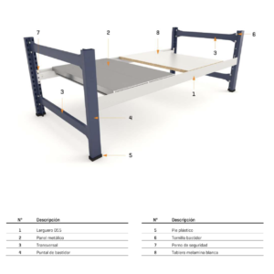 Estanteris Carga Media