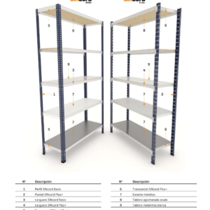 Estanteris Carga Media