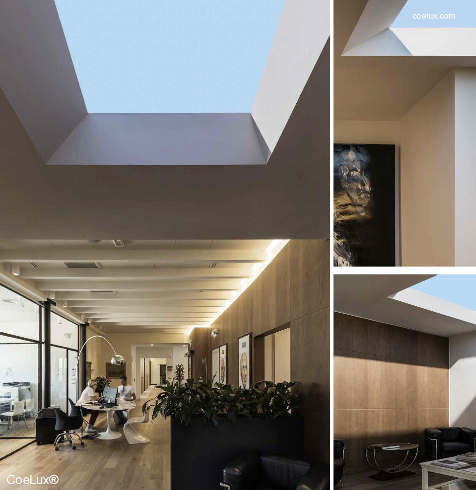 CoeLux luz solar artificial para oficinas y espacios de trabajo