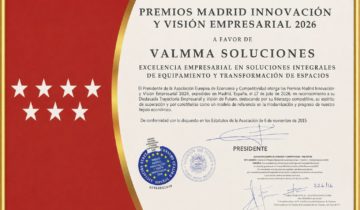 VALMMA Soluciones, reconocida por su excelencia empresarial en soluciones integrales de equipamiento y transformación de espacios